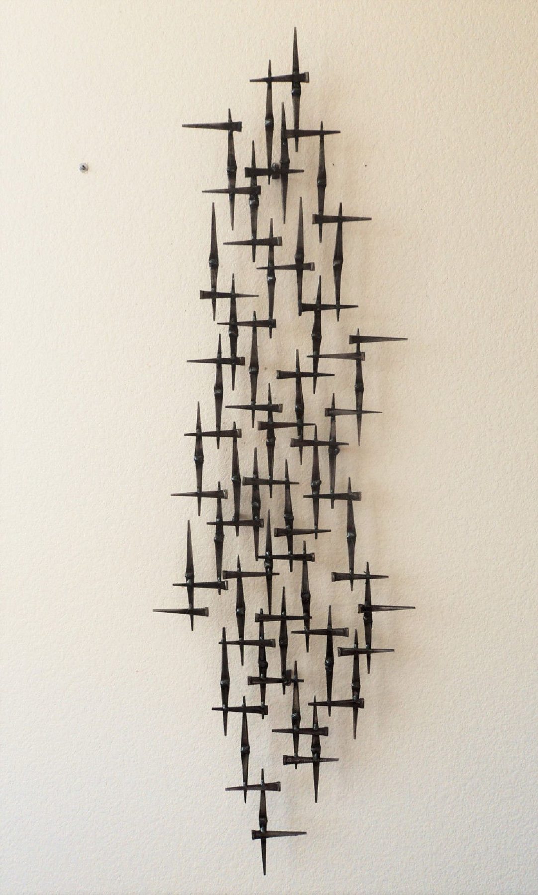 Harpoon - welded metal sculpture by Corey Ellis