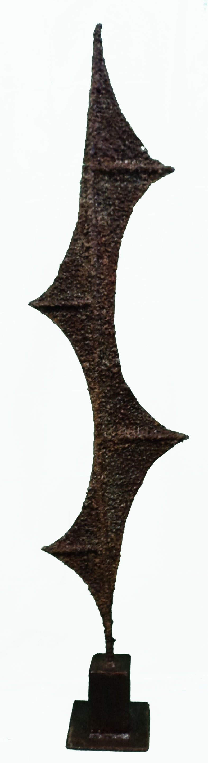 Relic - welded metal sculpture by Corey Ellis