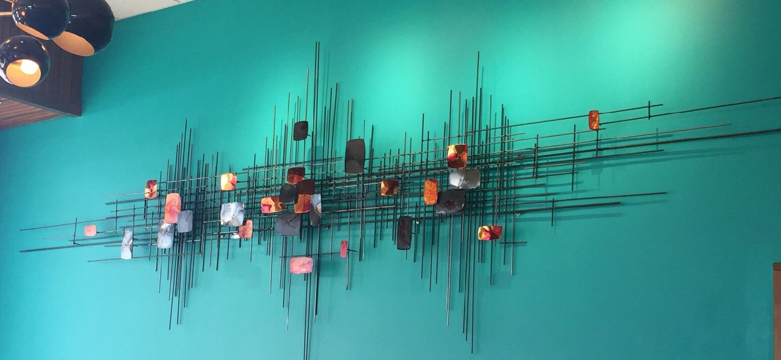 Our Fathers Our Fathers - retro mixed-metal wall sculpture