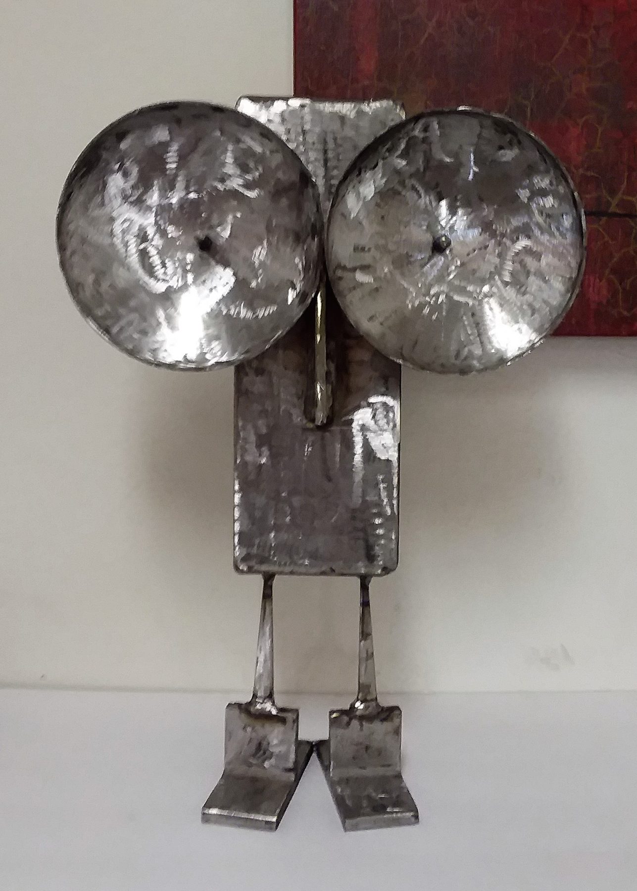 Spotlight Spotlight - retro welded metal wall sculpture by Corey Ellis